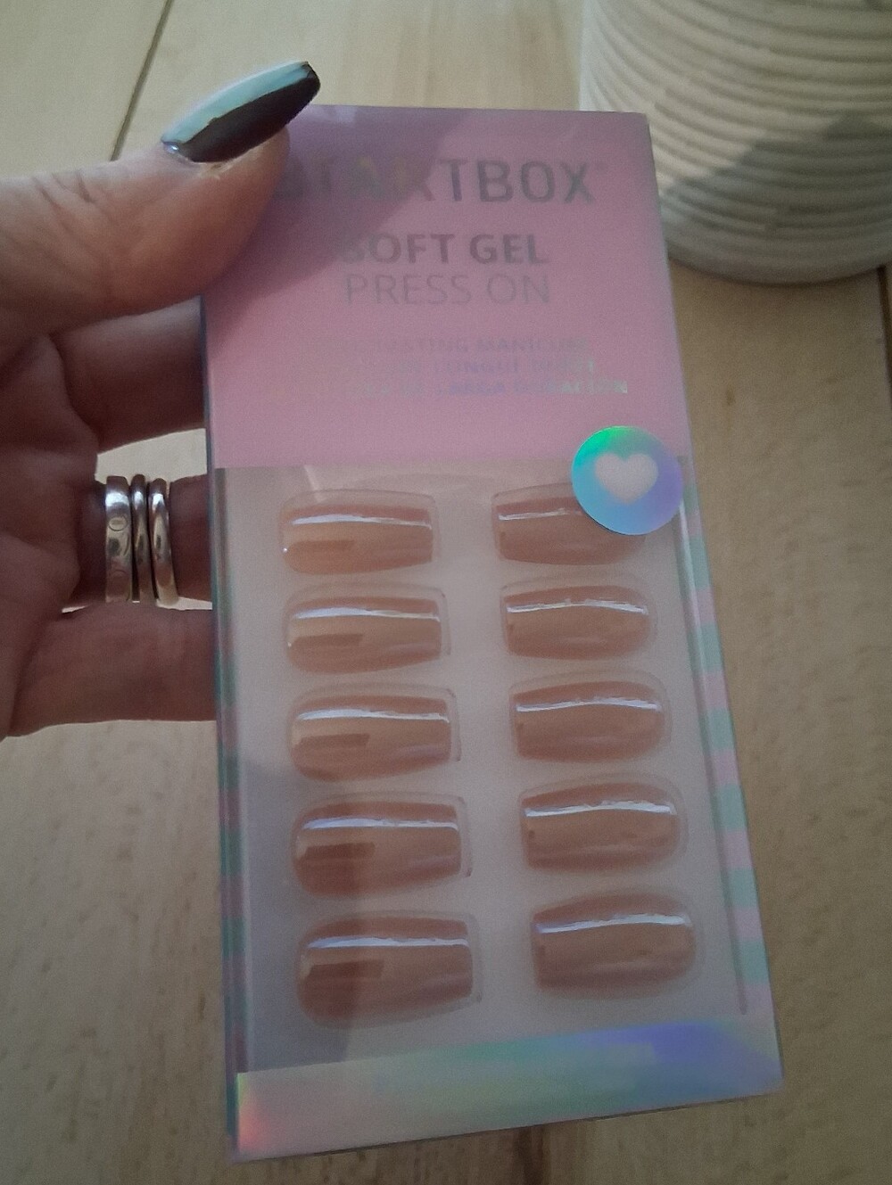 NWT Btartbox Soft Gel Press On Nails Nude Premium Soft Gel Comes With Glue & Tab
